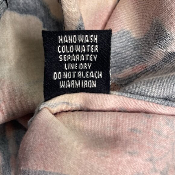 VTG Kaktus Jacket Size XL Wearable Art To Wear Abstract Button Up Red Floral - Picture 12 of 14